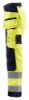 Afbeeldingen van BLÅKLÄDER Werkbroek dames met spijkerzakken 7156 High Vis geel/marineblauw C40