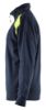 Afbeeldingen van BLÅKLÄDER Sweater bi-colour met halve rits 3353 donker marineblauw/High Vis geel M