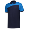 Afbeeldingen van TRICORP Poloshirt bi-colour Naden 202006 inkt/turquoise 7XL
