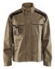 Afbeeldingen van BLÅKLÄDER Jack industrie ongevoerd 4054 khaki/zwart S