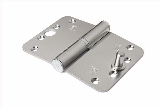 Afbeeldingen van DX Kogelstiftpaumelle links ronde hoeken SKG ***® staal VZ 89X125MM