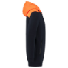 Afbeeldingen van TRICORP Sweater High Vis met capuchon 303005 inkt/fluor oranje 4XL