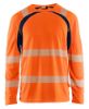 Afbeeldingen van BLÅKLÄDER T-shirt UV met lange mouwen 3599 High Vis oranje/marineblauw 3XL