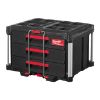 Afbeeldingen van MILWAUKEE Gereedschapskoffer PACKOUT met drie lades