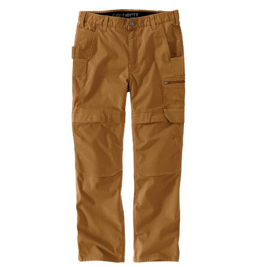 Afbeeldingen van CARHARTT Steel werkbroek utility multi-pocket 105074 bruin W38/L32