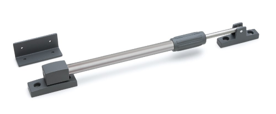 Afbeeldingen van DX Telescopische raamuitzetter RVS-antraciet naar binnen- & buitendraaiend 225-295MM