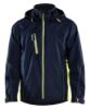 Afbeeldingen van BLÅKLÄDER Shelljack bi-colour 4790 donker marineblauw/High Vis geel 2XL