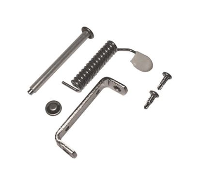 Afbeeldingen van Deurveer (opbouw) staal VZ met plaat