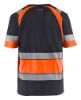Afbeeldingen van BLÅKLÄDER T-shirt 3421 medium grijs/High Vis oranje XL