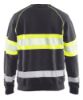 Afbeeldingen van BLÅKLÄDER Sweater 3359 medium grijs/High Vis geel XL