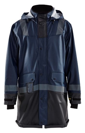 Afbeeldingen van BLÅKLÄDER Regenjas LEVEL 2 4321 donker marineblauw/zwart L