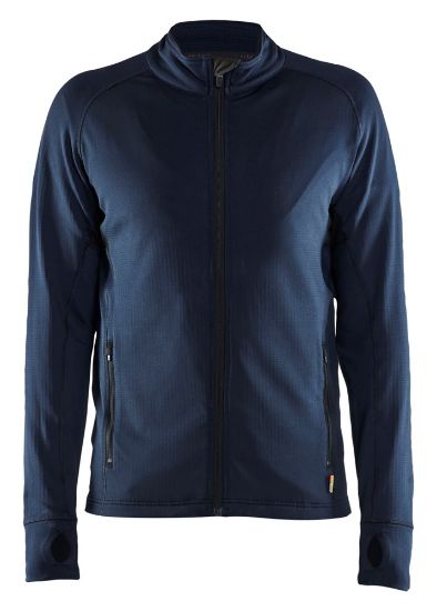 Afbeeldingen van BLÅKLÄDER Fleecejack 4735 donker marineblauw M