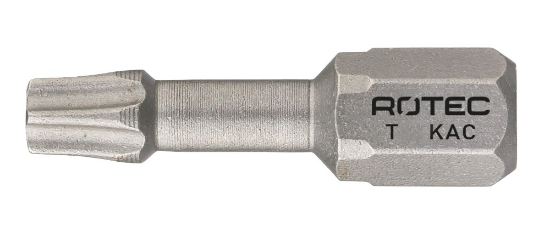 Afbeeldingen van ROTEC Torsionbit ¼" PRO T40 25MM C6,3MM conisch BASIC 2x