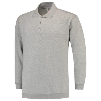 Afbeeldingen van TRICORP Polosweater met boord 301005 grijs melange S