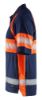 Afbeeldingen van BLÅKLÄDER Poloshirt UV Klasse 1 3338 marineblauw/High Vis oranje M