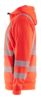 Afbeeldingen van BLÅKLÄDER Hoodie met rits 3565 High Vis rood 3XL