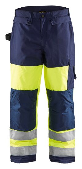 Afbeeldingen van BLÅKLÄDER Winterbroek 1883 High Vis geel/marineblauw C54