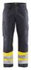 Afbeeldingen van BLÅKLÄDER Werkbroek 1564 medium grijs/High Vis geel D108