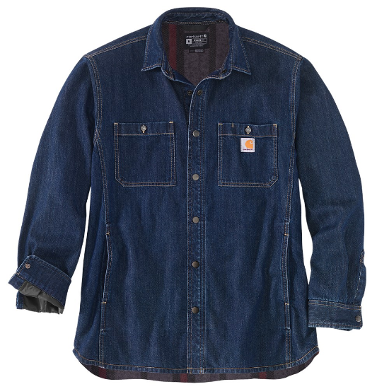 Afbeeldingen van CARHARTT Shirt Denim Fleece Lined 105605 XL