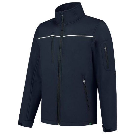 Afbeeldingen van TRICORP Softshell Luxe Rewear 402701 inkt L