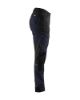 Afbeeldingen van BLÅKLÄDER Werkbroek service dames met stretch 7166 donker marineblauw/zwart D23