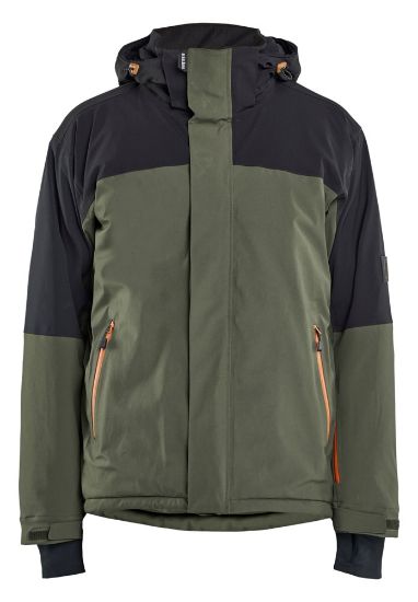 Afbeeldingen van BLÅKLÄDER Winterjas stretch 4991 woudgroen/roest L