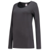 Afbeeldingen van TRICORP T-shirt met lange mouwen dames 101010 donkergrijs XS