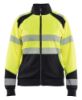 Afbeeldingen van BLÅKLÄDER Sweater dames met rits 3508 High Vis geel/zwart XS