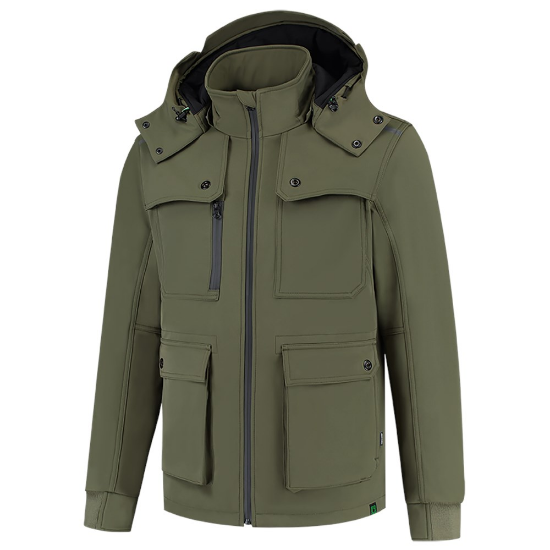 Afbeeldingen van TRICORP Softshell jack winter Rewear 402712 army L