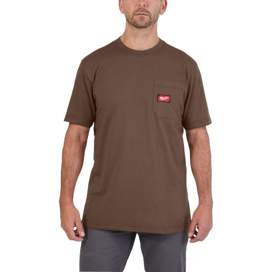 Afbeeldingen van MILWAUKEE T-shirt work WTSSBR bruin M