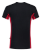 Afbeeldingen van TRICORP T-shirt bi-colour met borstzak 102002 navy/rood M