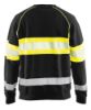 Afbeeldingen van BLÅKLÄDER Sweater 3359 zwart/High Vis geel 4XL
