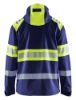 Afbeeldingen van BLÅKLÄDER Softshell jack 4494 marineblauw/High Vis geel S