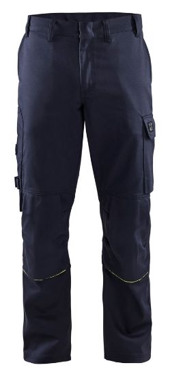 Afbeeldingen van BLÅKLÄDER Lasbroek 1701 marineblauw/High Vis geel C60