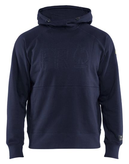 Afbeeldingen van BLÅKLÄDER Hoodie vlamvertragend 3478 marineblauw S