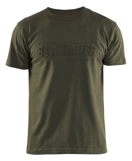 Afbeeldingen van BLÅKLÄDER T-shirt 3D 3531 donker herfstgroen/S