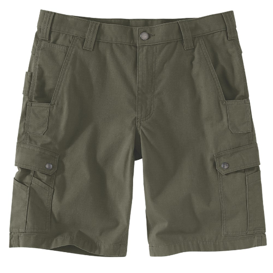 Afbeeldingen van CARHARTT Werkbroek kort ripstop cargo 104727 basil W31