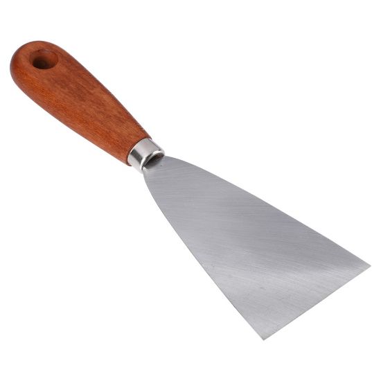 Afbeeldingen van COPENHAGEN PRO Plamuurmes Duits model met FSC houten handvat 7CM