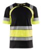 Afbeeldingen van BLÅKLÄDER T-shirt 3421 zwart/High Vis geel M