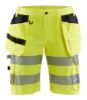 Afbeeldingen van BLÅKLÄDER Short dames met stretch 7186 High Vis geel C50