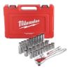 Afbeeldingen van MILWAUKEE Doppen- en ratelset ½" FOUR FLAT 28x