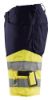 Afbeeldingen van BLÅKLÄDER Short met stretch 1541 marineblauw/High Vis geel C44