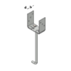 Afbeeldingen van GEBR. BODEGRAVEN Pergolasteun TV skinverpakking 310X50MM 110X60MM 60X5MM