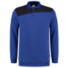 Afbeeldingen van TRICORP Polosweater bi-colour Naden 302004 royal blauw/navy L