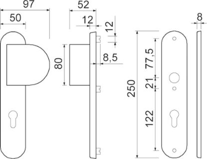 Afbeeldingen van OXLOC Veiligheidslangschild