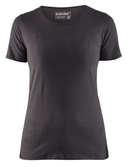 Afbeeldingen van BLÅKLÄDER T-shirt dames Slim-Fit 3304 donkergrijs XS