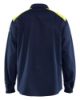 Afbeeldingen van BLÅKLÄDER Overhemd Multinorm 3238 marineblauw/High Vis geel 3XL