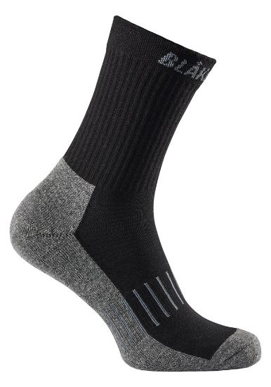 Afbeeldingen van BLÅKLÄDER Katoenen sokken 2507 zwart/donkergrijs 46-48 3x