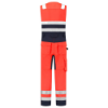 Afbeeldingen van TRICORP Bodybroek High Vis bi-colour 753007 fluor rood/inkt 66