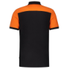 Afbeeldingen van TRICORP Poloshirt bi-colour Naden 202006 zwart/oranje L